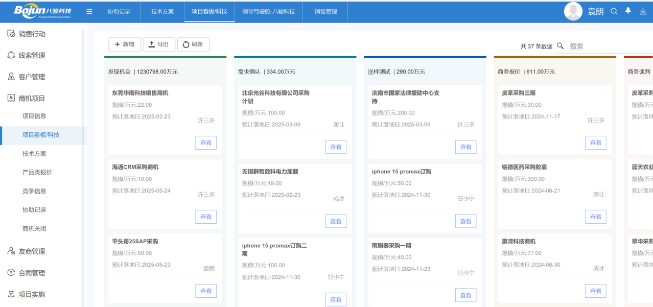 雷達工業(yè)CRM
