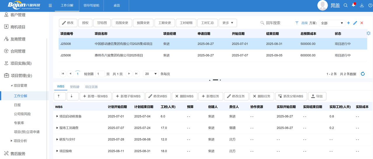 項目管理